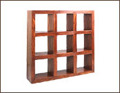 9 Hole Cube Wooden Display Shelving Unit